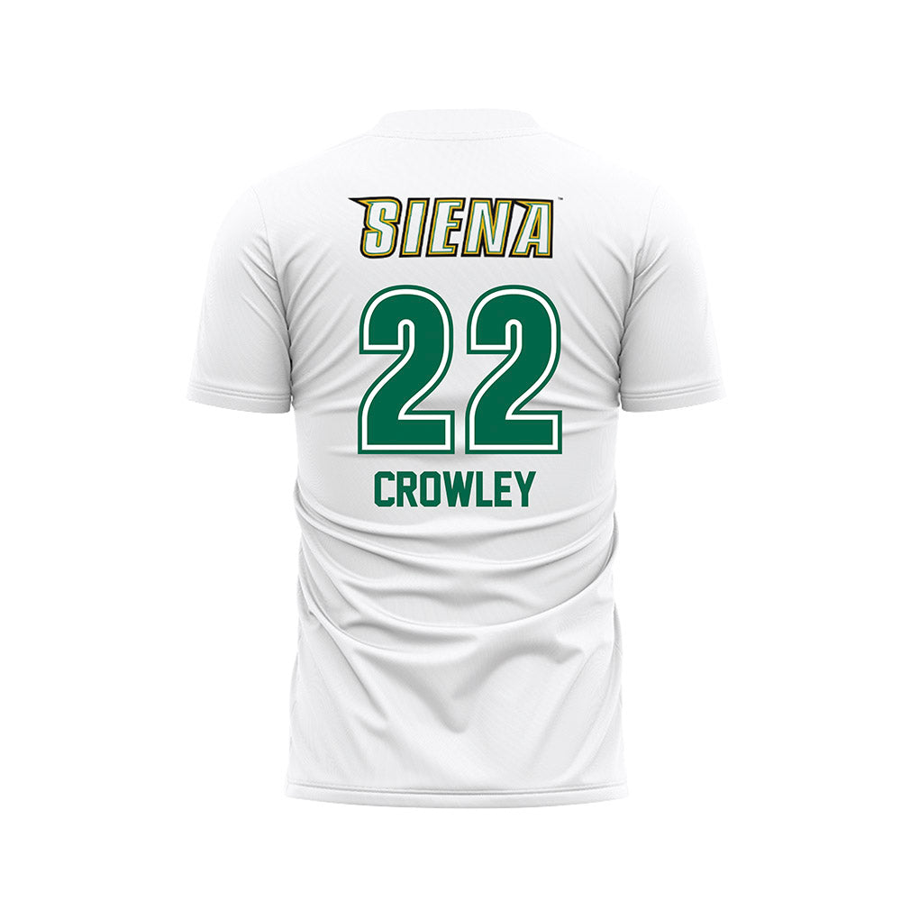 Siena - NCAA Women's Soccer : Grace Crowley - White Soccer Jersey-1