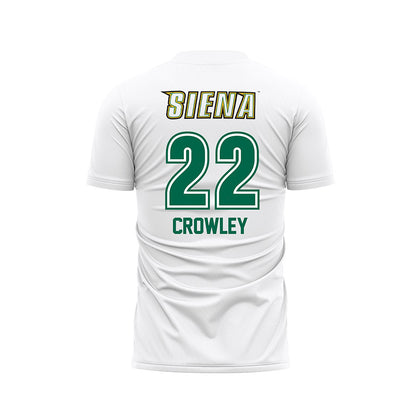 Siena - NCAA Women's Soccer : Grace Crowley - White Soccer Jersey-1