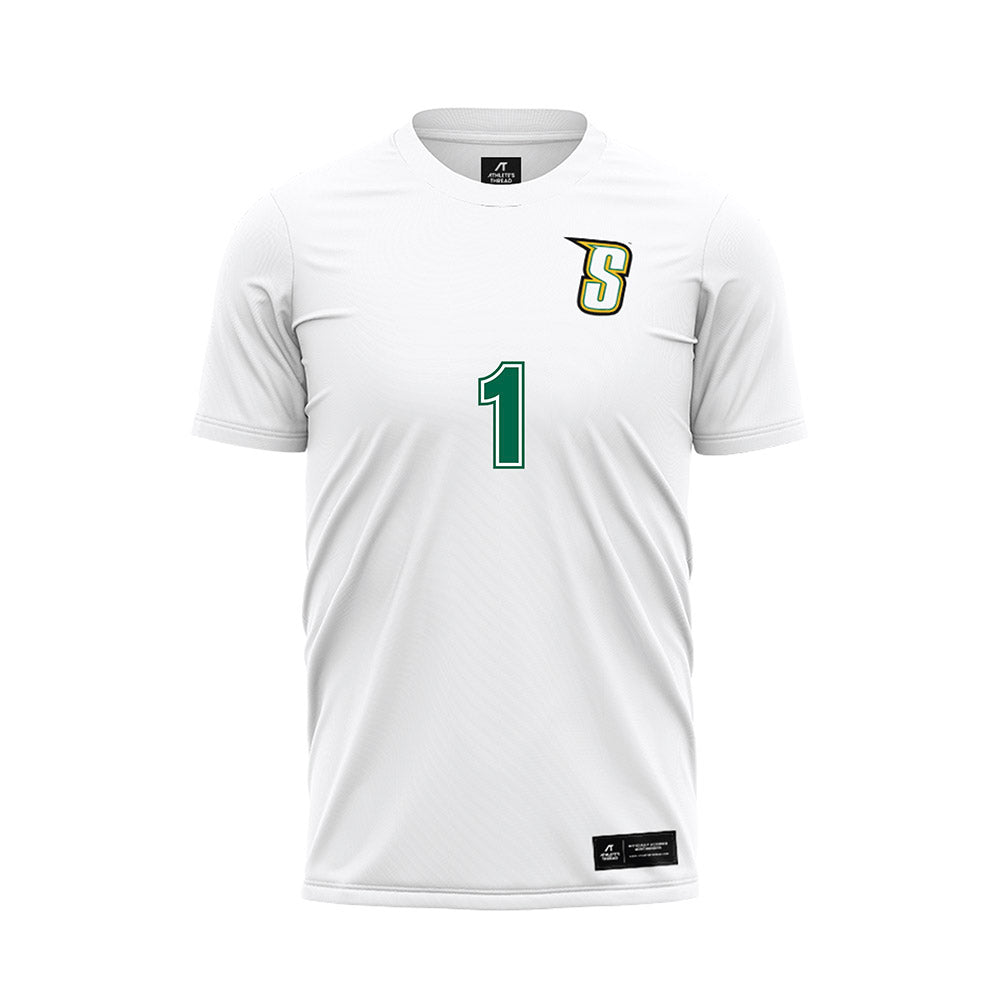 Siena - NCAA Women's Soccer : Cate Burns - White Soccer Jersey-0