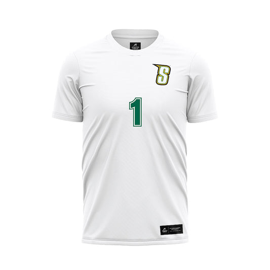 Siena - NCAA Women's Soccer : Cate Burns - White Soccer Jersey-0