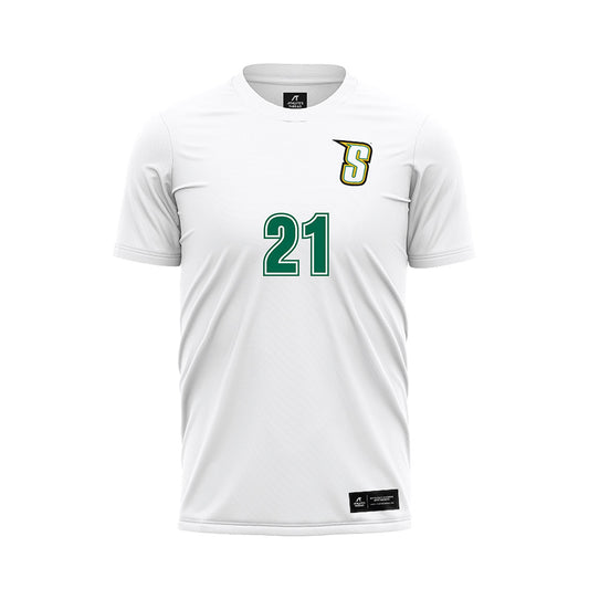 Siena - NCAA Women's Soccer : Sophia Vitullo - White Soccer Jersey-0