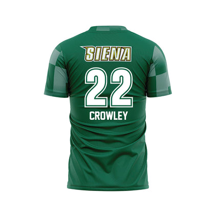 Siena - NCAA Women's Soccer : Grace Crowley - Green Soccer Jersey-1