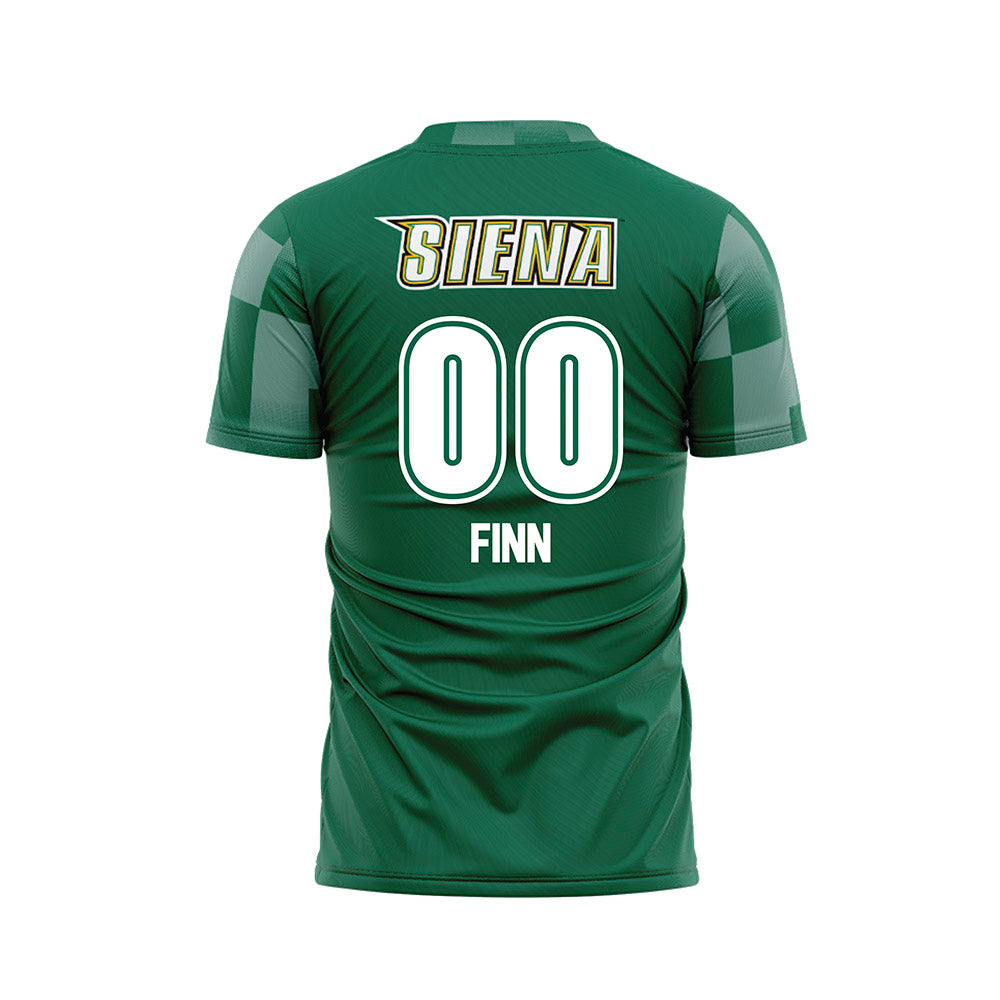 Siena - NCAA Women's Soccer : Maddie Finn - Green Soccer Jersey-1