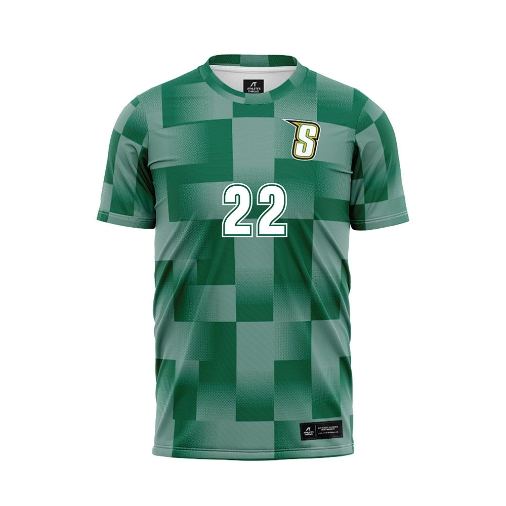 Siena - NCAA Women's Soccer : Grace Crowley - Green Soccer Jersey-0