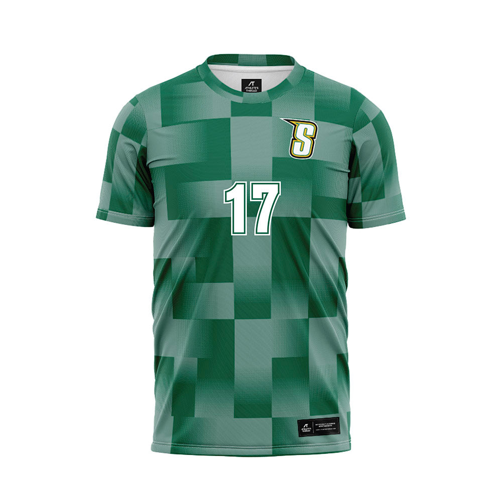 Siena - NCAA Women's Soccer : Natalie Harwood - Green Soccer Jersey-0