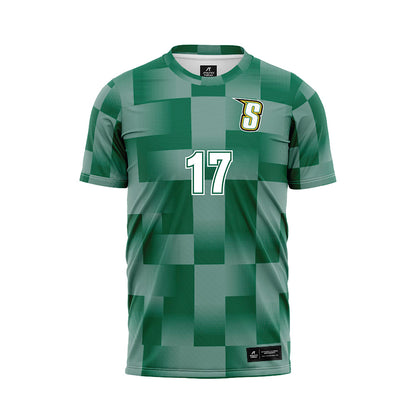 Siena - NCAA Women's Soccer : Natalie Harwood - Green Soccer Jersey-0