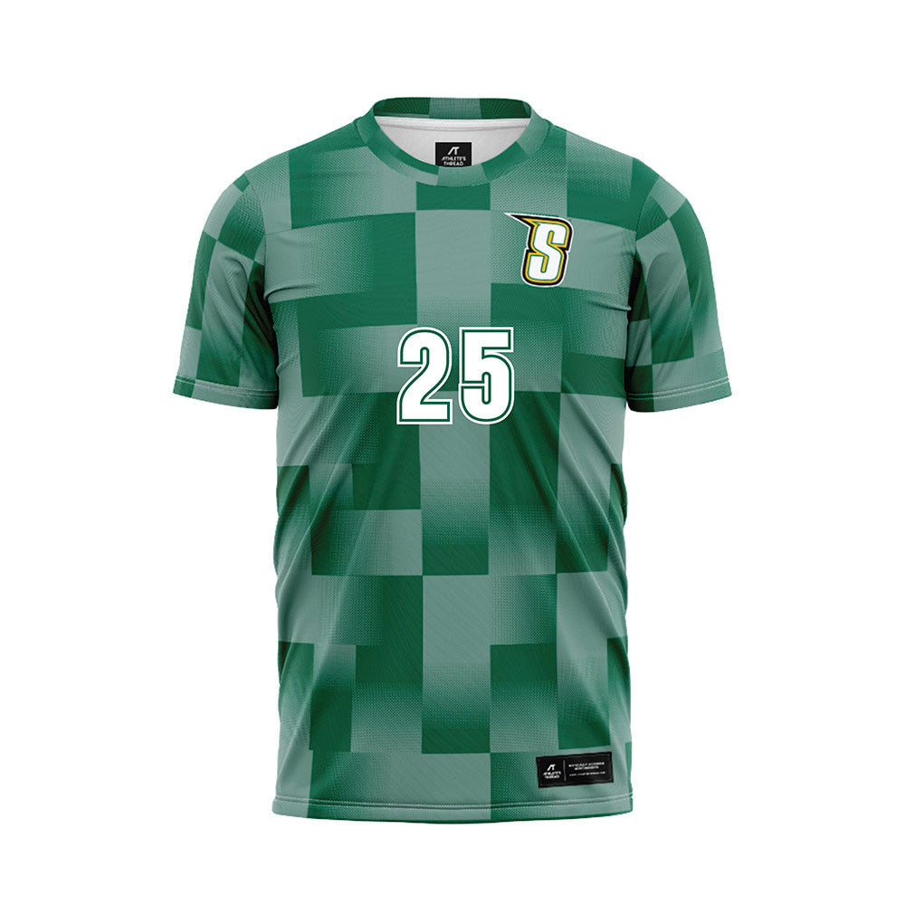 Siena - NCAA Women's Soccer : Anna Swyers - Green Soccer Jersey-0