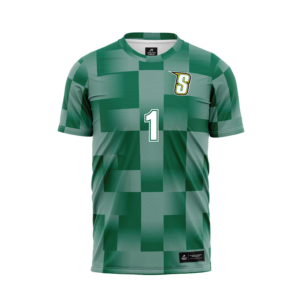 Siena - NCAA Women's Soccer : Cate Burns - Green Soccer Jersey-0
