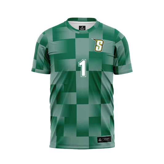 Siena - NCAA Women's Soccer : Cate Burns - Green Soccer Jersey-0