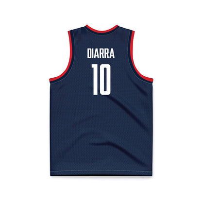 UConn - NCAA Men's Basketball : Hassan Diarra - National Champions Navy Basketball Jersey