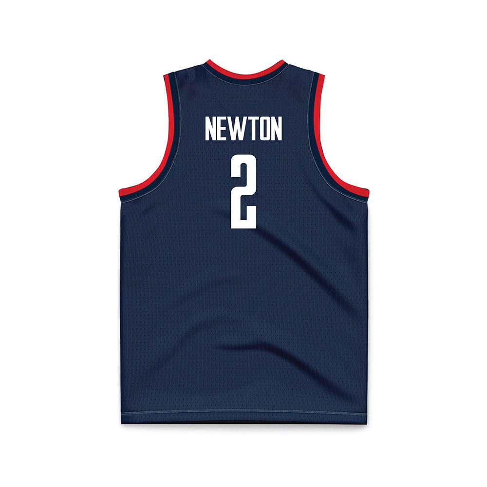 UConn - NCAA Men's Basketball : Tristen Newton - National Champions Navy Basketball Jersey