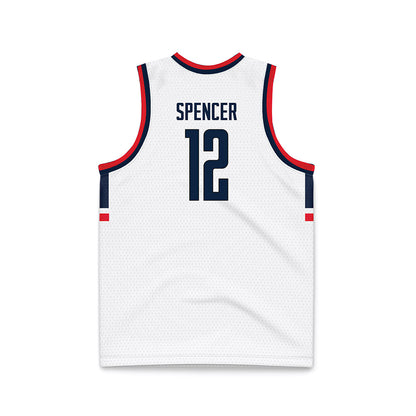UConn - NCAA Men's Basketball : Cameron Spencer - National Champions White Basketball Jersey