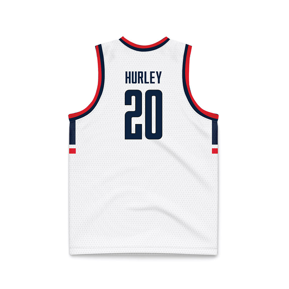 UConn - NCAA Men's Basketball : Andrew Hurley - National Champions White Basketball Jersey