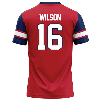 Arizona - NCAA Football : Riley Wilson - Red Football Jersey-1