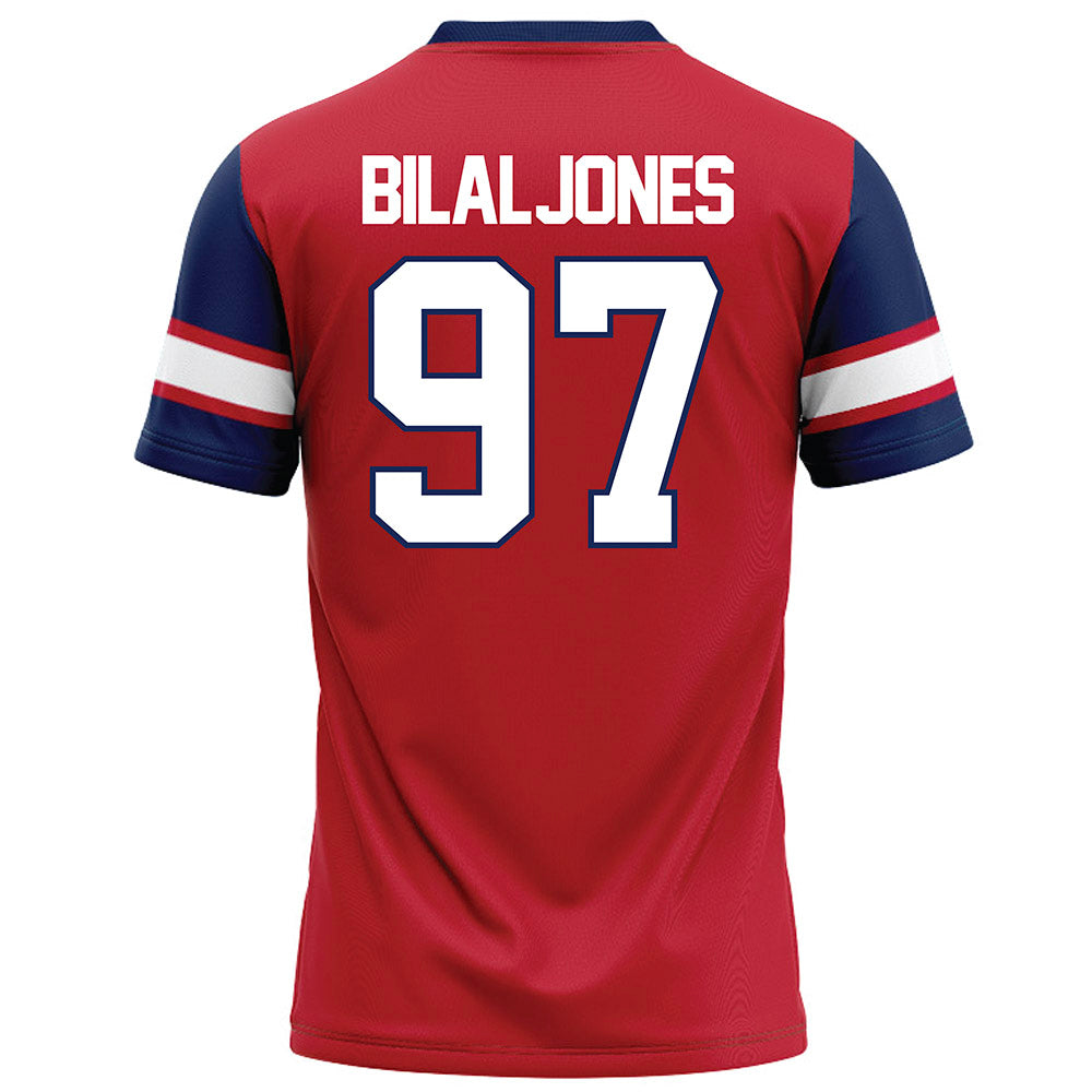 Arizona - NCAA Football : Kaleb Bilal-Jones - Red Football Jersey-1