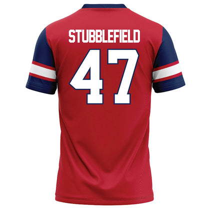 Arizona - NCAA Football : Nezayah Stubblefield - Red Football Jersey