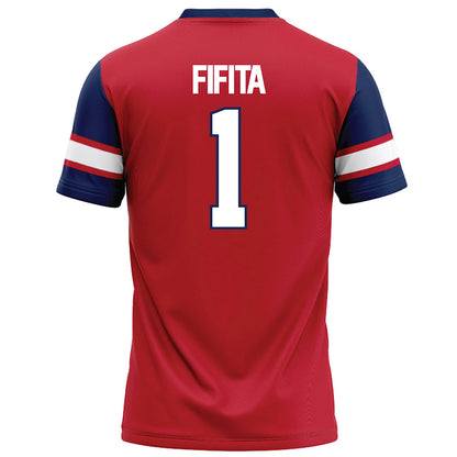 Arizona - NCAA Football : Noah Fifita - Red Football Jersey-1
