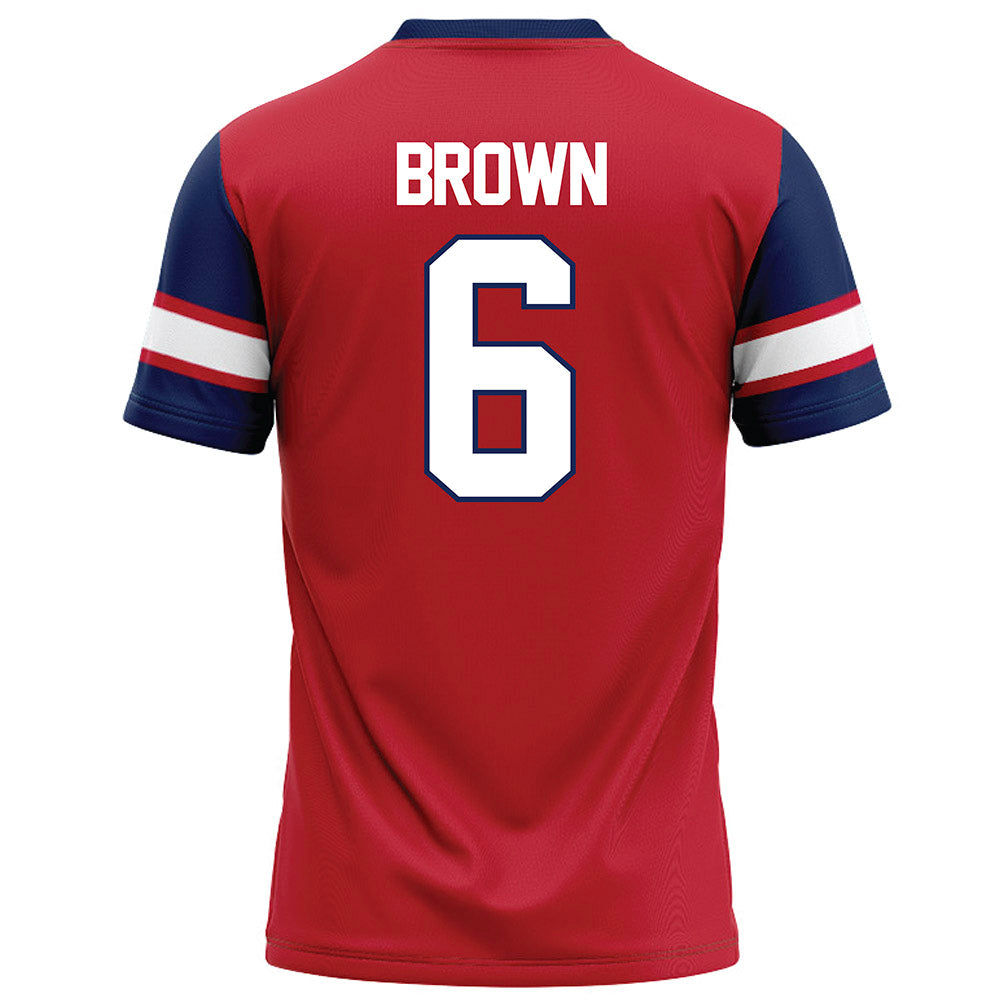 Arizona - NCAA Football : Taye Brown - Red Football Jersey