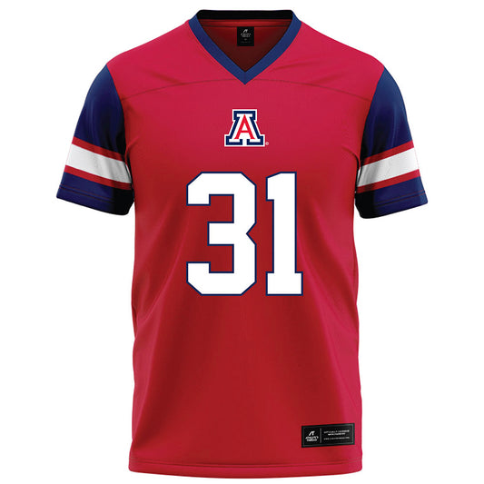 Arizona - NCAA Football : Kaden Wicks - Football Jersey Red Jersey