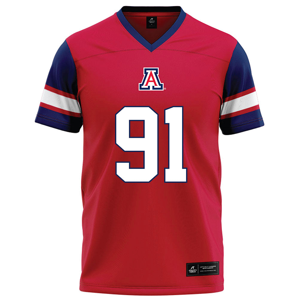 Arizona - NCAA Football : Porter Patton - Red Football Jersey-0