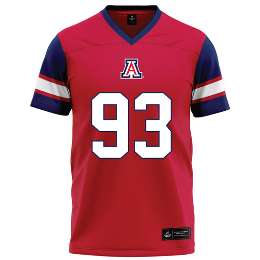 Arizona - NCAA Football : Jarra Anderson - Red Football Jersey-0