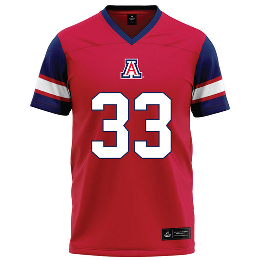 Arizona - NCAA Football : Tyler Prasuhn - Red Football Jersey-0