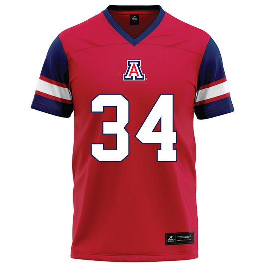 Arizona - NCAA Football : Ammon Kaufusi - Red Football Jersey-0