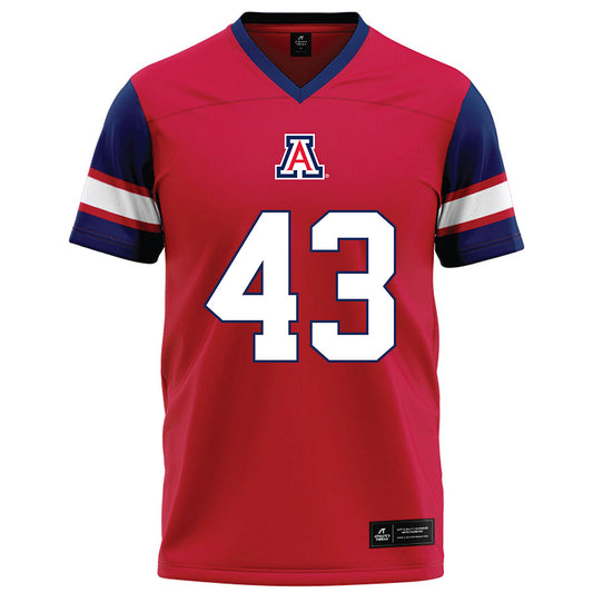 Arizona - NCAA Football : Dalton Johnson - Red Football Jersey-0