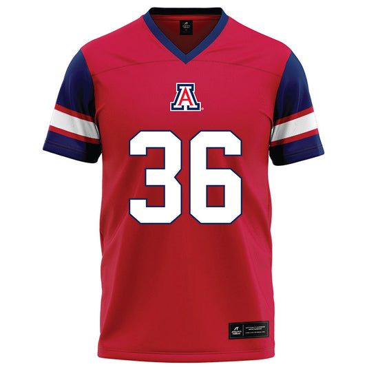 Arizona - NCAA Football : Dominic Hanger - Football Jersey Red Jersey
