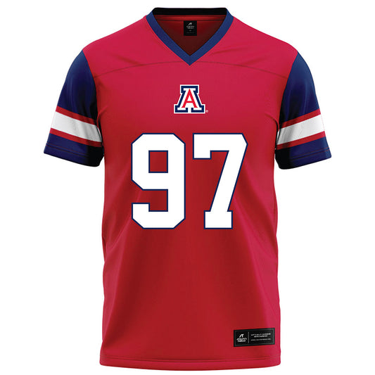 Arizona - NCAA Football : Kaleb Bilal-Jones - Red Football Jersey-0