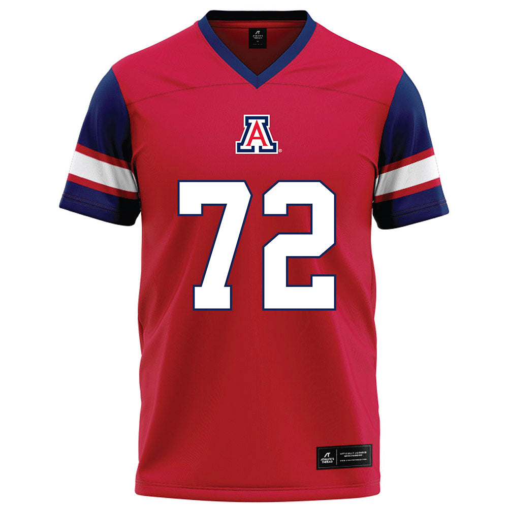 Arizona - NCAA Football : Louis Akpa - Red Football Jersey-0