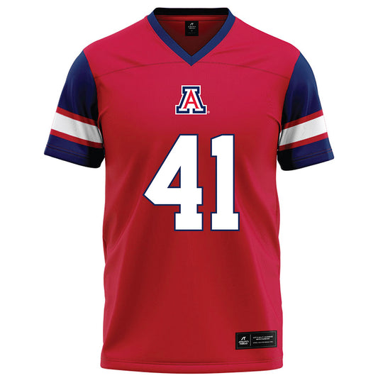 Arizona - NCAA Football : Julian Savaiinaea - Red Football Jersey-0