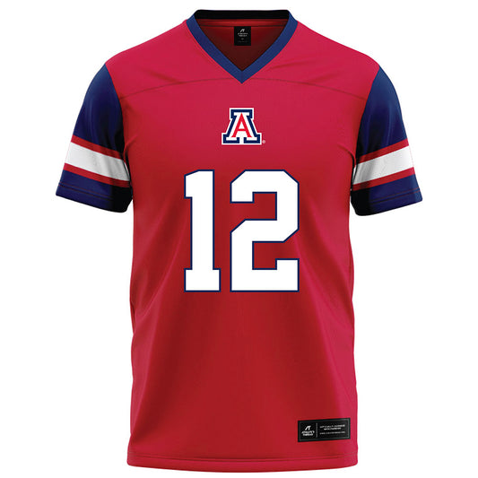 Arizona - NCAA Football : Tre Spivey - Red Football Jersey-0