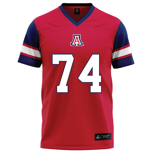 Arizona - NCAA Football : Siale Uluave - Red Football Jersey-0