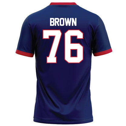 Arizona - NCAA Football : Jordan Brown - Blue Football Jersey-1