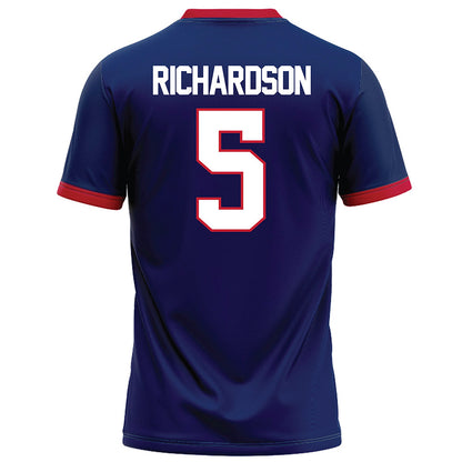 Arizona - NCAA Football : Giovanni Richardson - Blue Football Jersey-1