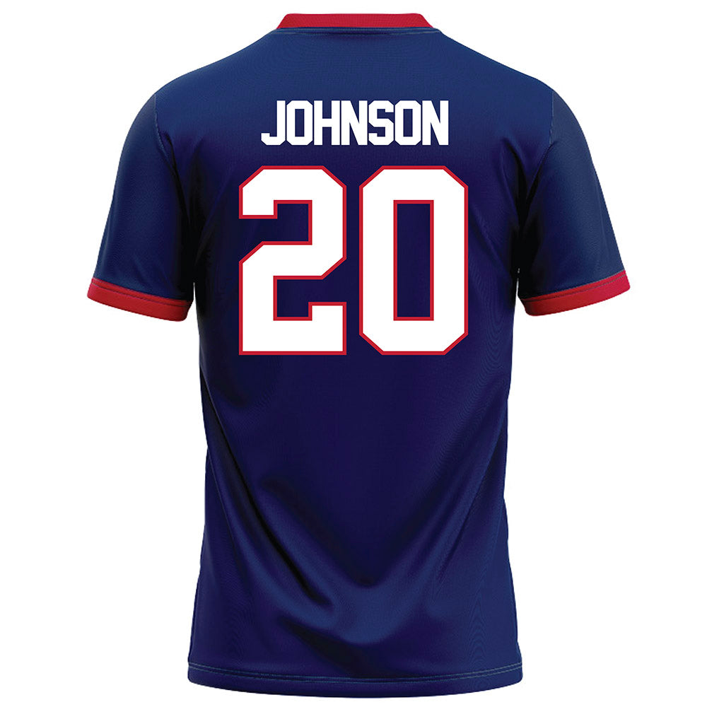 Arizona - NCAA Football : Brandon Johnson - Blue Football Jersey-1