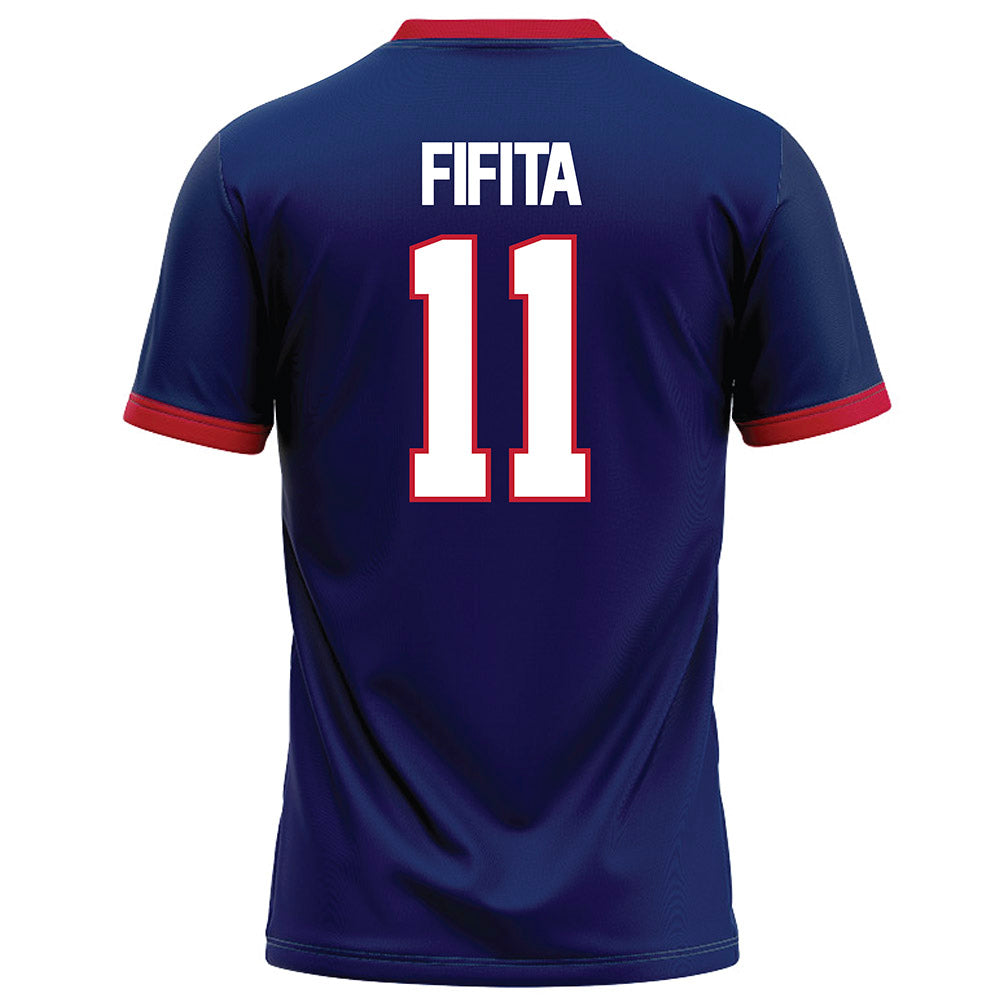 Arizona - NCAA Football : Noah Fifita - Blue Football Jersey