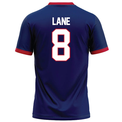  - NCAA Football : Sterling Lane - Blue Football Jersey-1