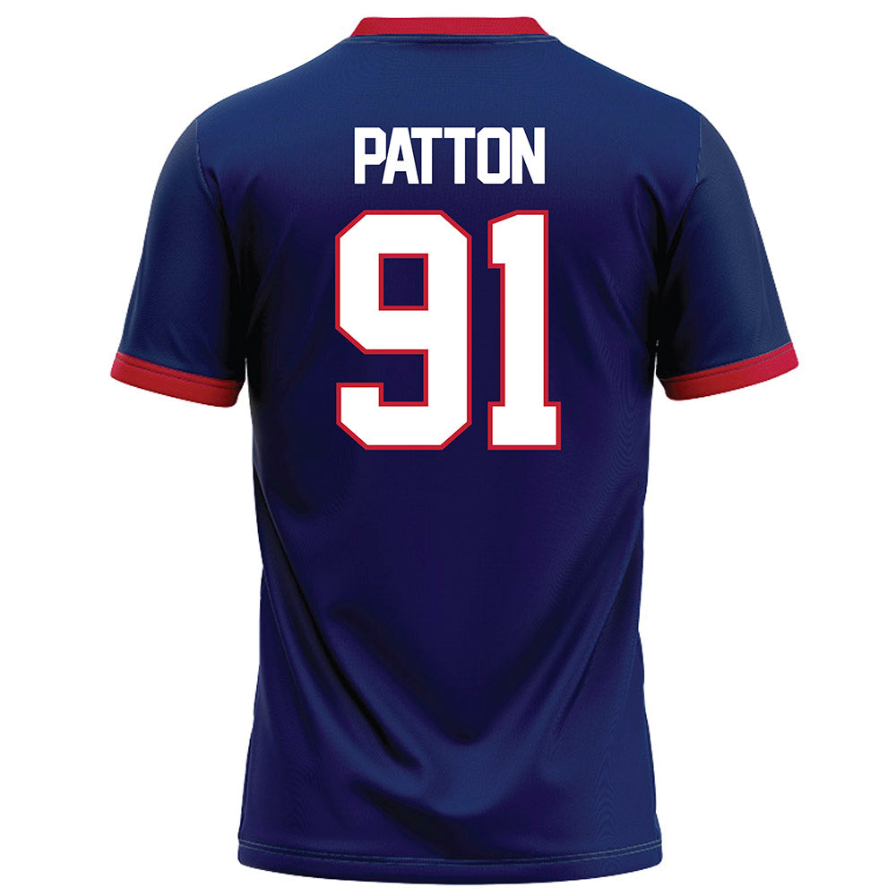 Arizona - NCAA Football : Porter Patton - Blue Football Jersey-1