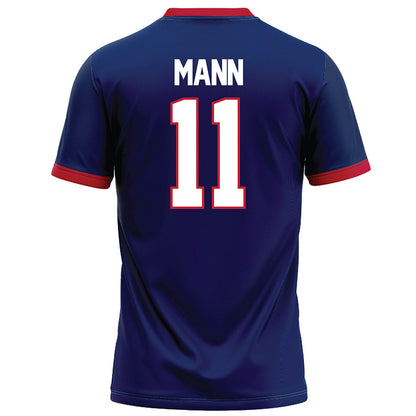 Arizona - NCAA Football : Jabari Mann - Blue Football Jersey-1
