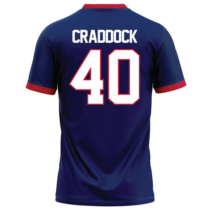 Arizona - NCAA Football : Brandon Craddock - Blue Football Jersey-1