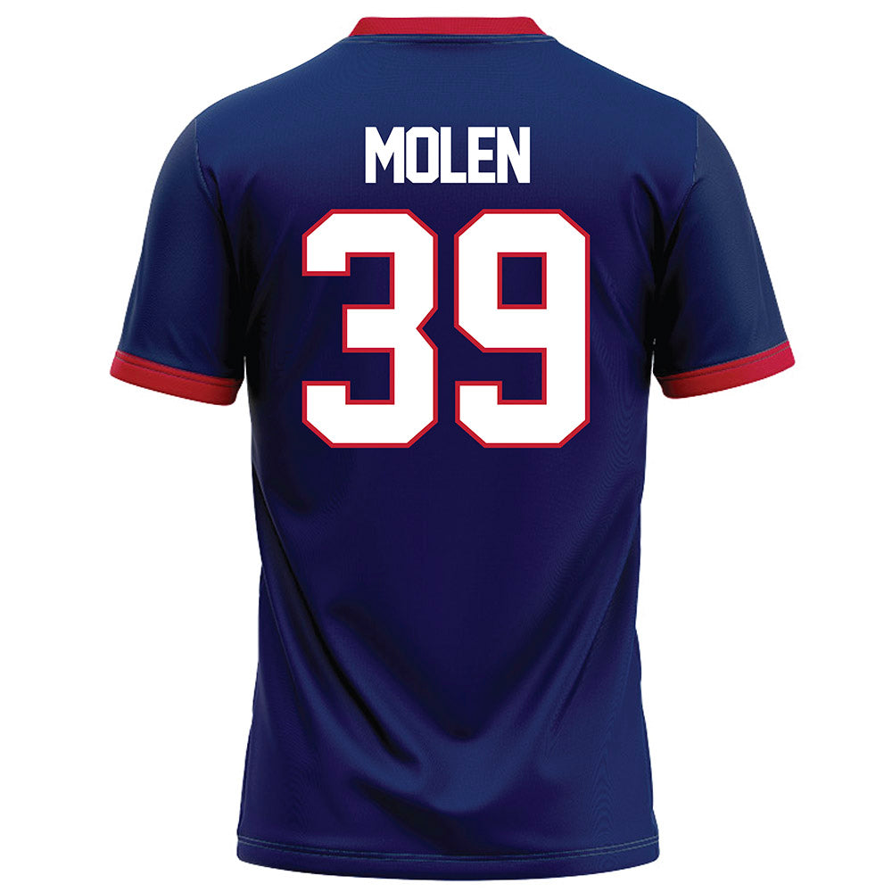 Arizona - NCAA Football : Broden Molen - Blue Football Jersey-1