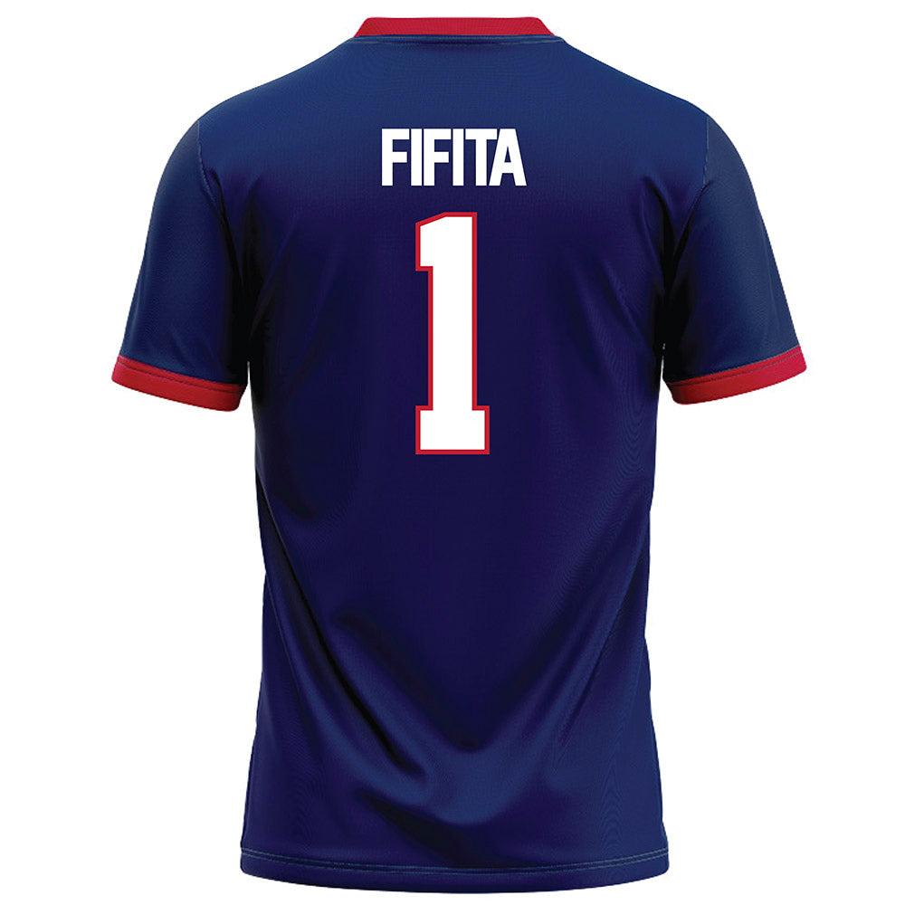 Arizona - NCAA Football : Noah Fifita - Blue Football Jersey-1