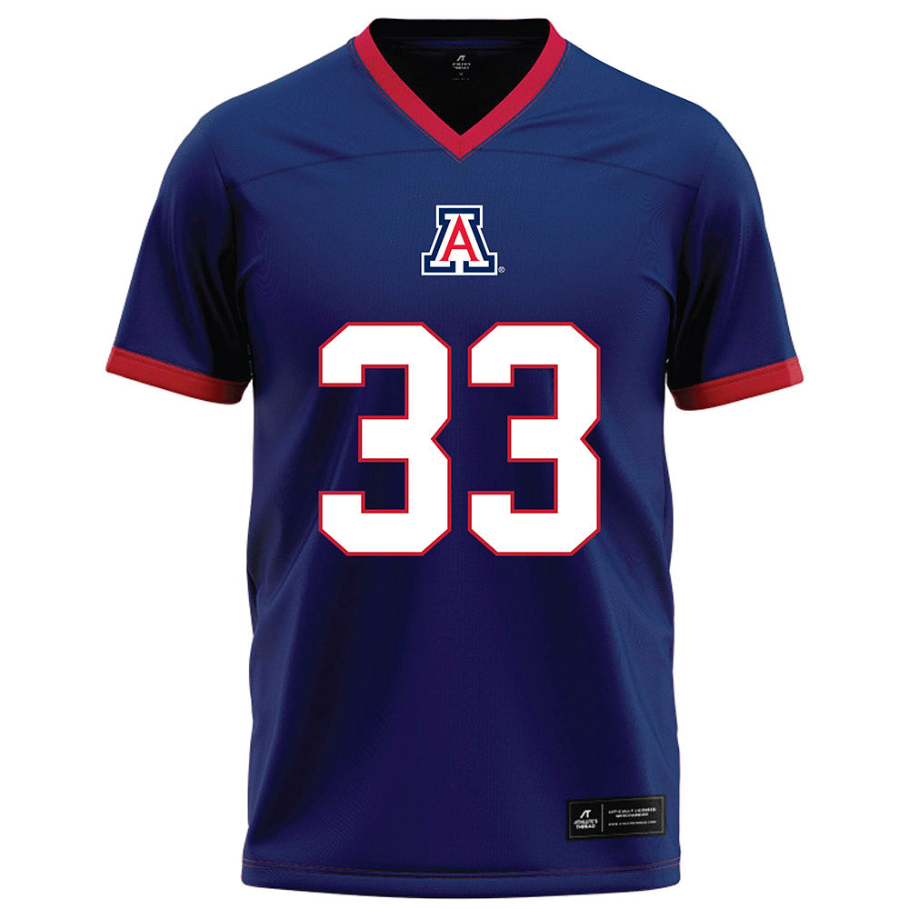 Arizona - NCAA Football : Tyler Prasuhn - Blue Football Jersey-0