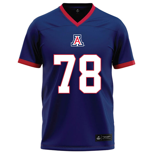Arizona - NCAA Football : Grayson Stovall - Blue Football Jersey-0