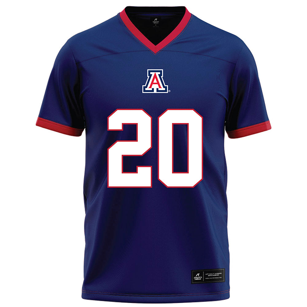 Arizona - NCAA Football : Brandon Johnson - Blue Football Jersey-0