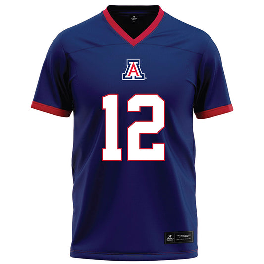 Arizona - NCAA Football : Tre Spivey - Blue Football Jersey-0