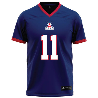 Arizona - NCAA Football : Jabari Mann - Blue Football Jersey-0