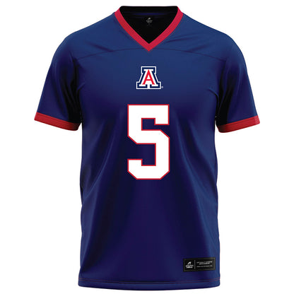 Arizona - NCAA Football : Giovanni Richardson - Blue Football Jersey-0